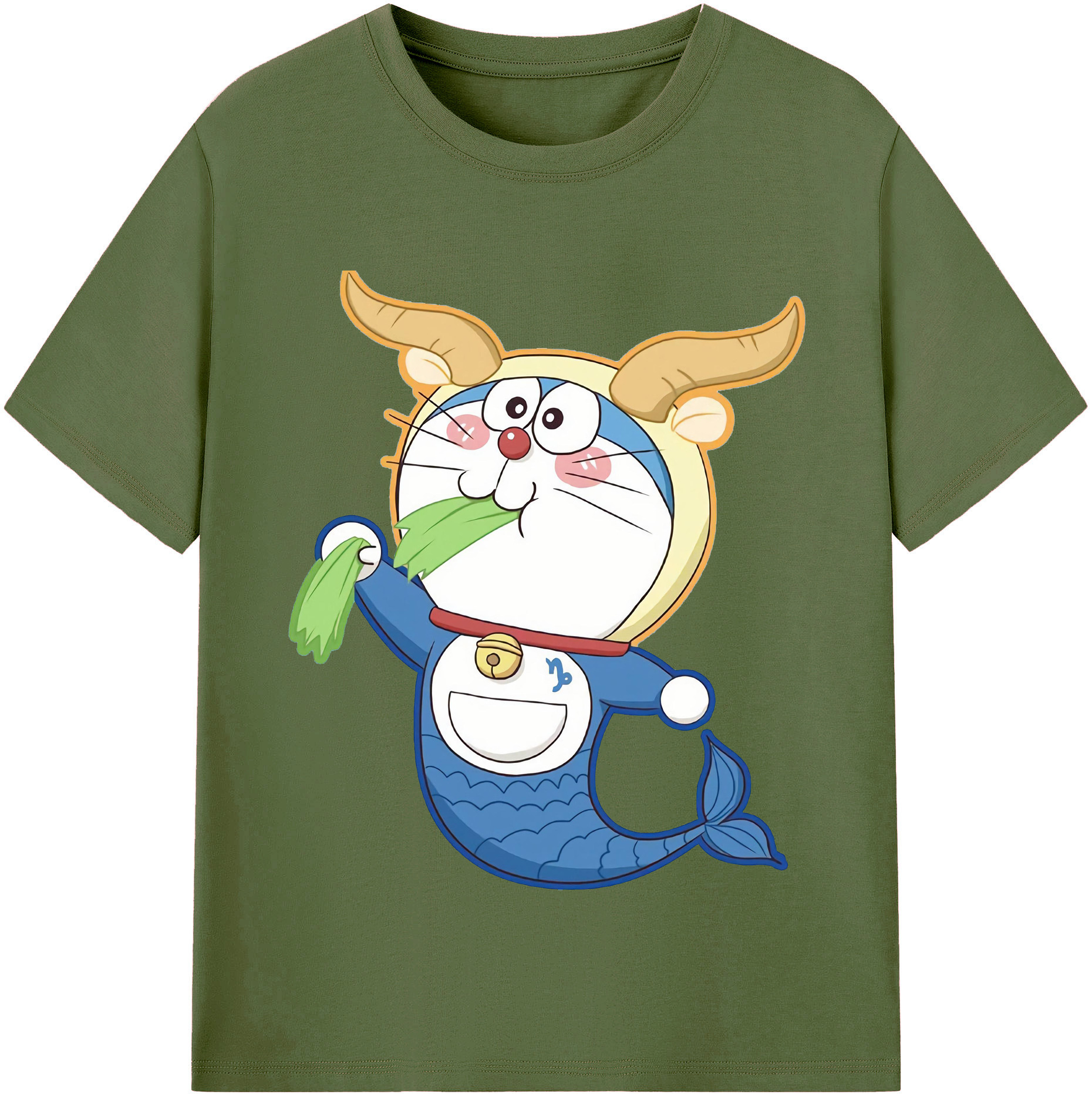 （画像用） ドラえもん Doraemon 綿100％半袖Tシャツ（フロントプリント）